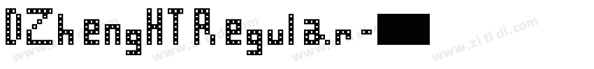 DZhengHT Regular字体转换